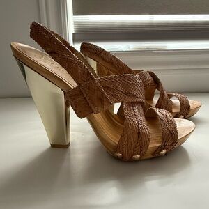 Women's Brown Platform Heels